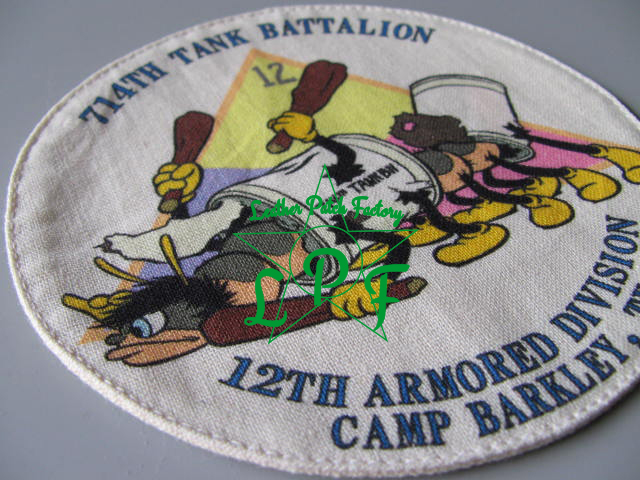 F24・714TH TANK BATTALION スコードロンパッチ
